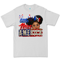 Dove Grey little miss america black girl peekaboo Premium Tee - CowGirlArtShop