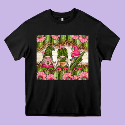 Cactus Gnomies Heavy Core Tee Designed By Tumblerdesignbyshophia