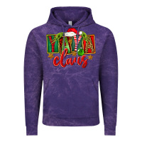 Cloud Purple Christmas Yaya Claus Vintage Hoodie - FaDigitalArtStudio