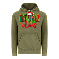 Vintage Olive Christmas Yaya Claus Vintage Hoodie - FaDigitalArtStudio