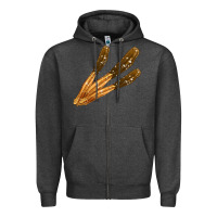 Charcoal Heather mexican churro's Zipper Hoodie - AdoDesignShop