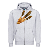Heather Grey mexican churro's Zipper Hoodie - AdoDesignShop