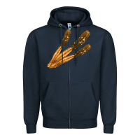 Navy mexican churro's Zipper Hoodie - AdoDesignShop