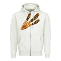 Oatmeal Heather mexican churro's Zipper Hoodie - AdoDesignShop