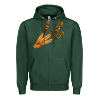Sports Green mexican churro's Zipper Hoodie - AdoDesignShop