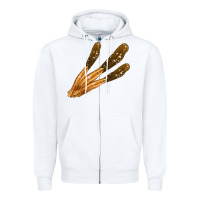 White mexican churro's Zipper Hoodie - AdoDesignShop