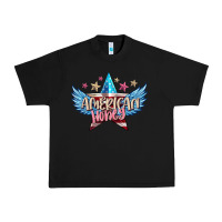 Black American honey 4th of july Urban Heavy Tee - FaDigitalArtStudio
