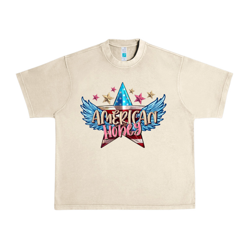 American Honey 4th Of July Urban Heavy Tee by FaDigitalArtStudio | Teevron
