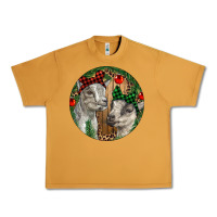 Peanut Butter Baby Goats Christmas Urban Heavy Tee - RanaPortraitStore