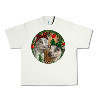 Pistachio Baby Goats Christmas Urban Heavy Tee - RanaPortraitStore