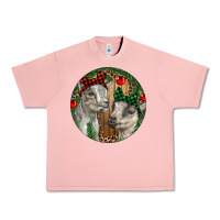 Salmon Baby Goats Christmas Urban Heavy Tee - RanaPortraitStore
