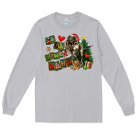 Moon Dust Fa La La Trex Christmas Long Sleeve Tee - FaDigitalArtStudio