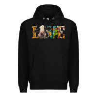 Black Western Love Holstein Cow Premium Hoodie - LillyAllenDesigns