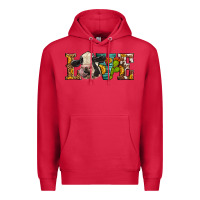 Cardinal Western Love Holstein Cow Premium Hoodie - LillyAllenDesigns