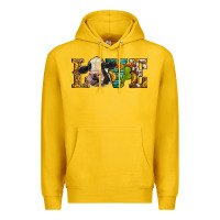 Lemon Western Love Holstein Cow Premium Hoodie - LillyAllenDesigns