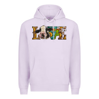 Lilac Western Love Holstein Cow Premium Hoodie - LillyAllenDesigns