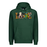 Sports Green Western Love Holstein Cow Premium Hoodie - LillyAllenDesigns