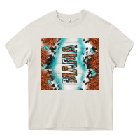 Cream tooled leather and cowhide mama Heavy Core Tee - TumblerDesignByShophia
