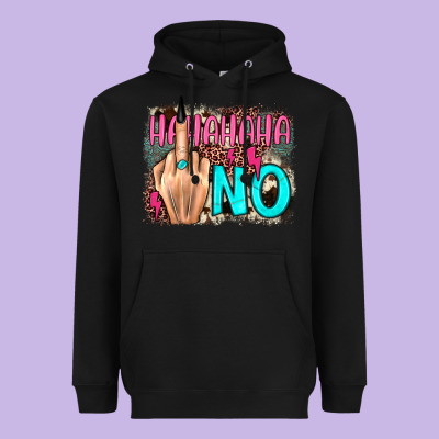Hahahaha No Leopard Cowhide Heavyweight Hoodie Designed By Jahusdesignshop