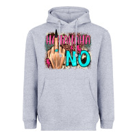 Heather Grey hahahaha no leopard cowhide Heavyweight Hoodie - JahusDesignShop
