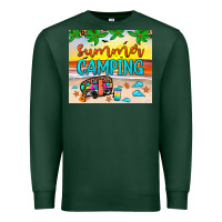 Sports Green summer camping Premium Sweatshirt - JahusDesignShop