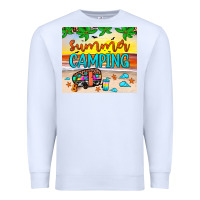 White summer camping Premium Sweatshirt - JahusDesignShop