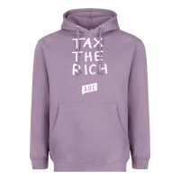 Lavender aoc tax the rich Heavyweight Hoodie - baoMotion