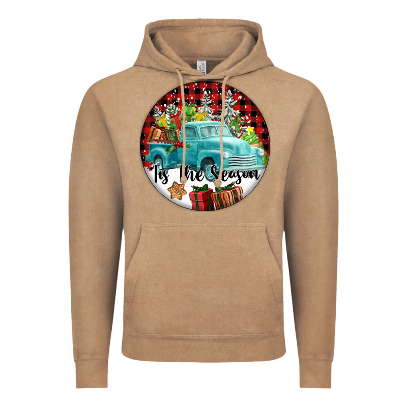 Tis The Season Truck Vintage Hoodie by FaDigitalArtStudio | Teevron