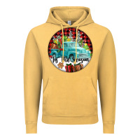 Vintage Mustard Tis The Season Truck Vintage Hoodie - FaDigitalArtStudio