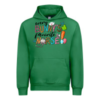 Emerald Every Bunnys Favorite Nurse Urban Hoodie - RanaPortraitStore