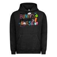Pigment Black Every Bunnys Favorite Nurse Urban Hoodie - RanaPortraitStore