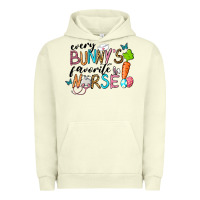 Pigment Pistachio Every Bunnys Favorite Nurse Urban Hoodie - RanaPortraitStore