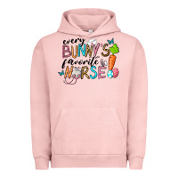 Pigment Salmon Every Bunnys Favorite Nurse Urban Hoodie - RanaPortraitStore