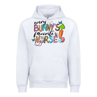 White Every Bunnys Favorite Nurse Urban Hoodie - RanaPortraitStore