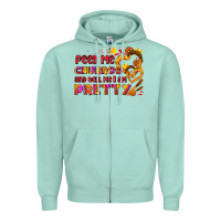 Seafoam feed me churros and tell me i am pretty Zipper Hoodie - AdoDesignShop