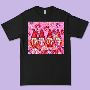 Love Gnomies With Gift Boxes Tumbler Premium Tee Designed By Howdyjamesfarm