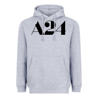 Heather Grey a24  entertainment Heavyweight Hoodie - baoMotion
