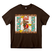 Chocolate Brown teach love inspire Heavy Core Tee - TumblerDesignByShophia