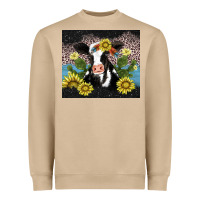 Mushroom cow cactus and sunflower Heavyweight Sweatshirt - AdoDesignShop