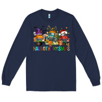 Navy hallothanksmas trucks Long Sleeve Tee - FaDigitalArtStudio