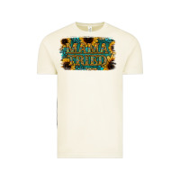 Vintage Arctic Sunflower Serappe Turquoise Gemstone Mama Tried Vintage Tee - Jasminsmagicworld