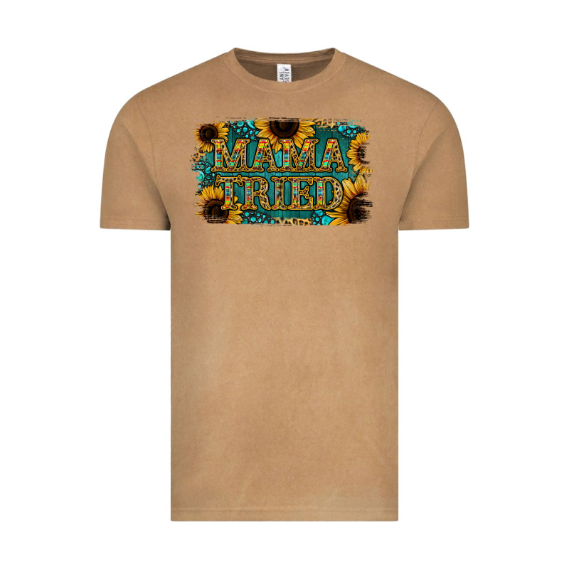 Sunflower Serappe Turquoise Gemstone Mama Tried Vintage Tee by Jasminsmagicworld | Teevron