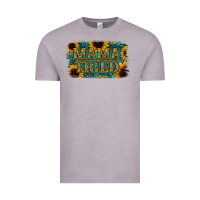 Vintage Zinc Sunflower Serappe Turquoise Gemstone Mama Tried Vintage Tee - Jasminsmagicworld