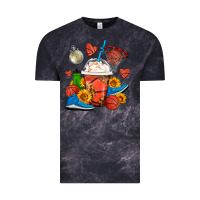Cloud Black Basketball Frappe Coffee Vintage Tee - FaDigitalArtStudio