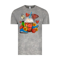 Cloud Rock Basketball Frappe Coffee Vintage Tee - FaDigitalArtStudio