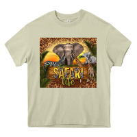 Mossy safari life Heavy Core Tee - TumblerDesignByShophia