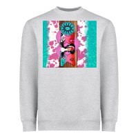 Heather Grey v.d xoxo gemstone Heavyweight Sweatshirt - AdoDesignShop