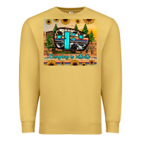 Antique Gold camping is intents Premium Sweatshirt - JahusDesignShop