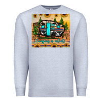 Heather Grey camping is intents Premium Sweatshirt - JahusDesignShop