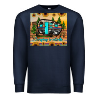 Navy camping is intents Premium Sweatshirt - JahusDesignShop